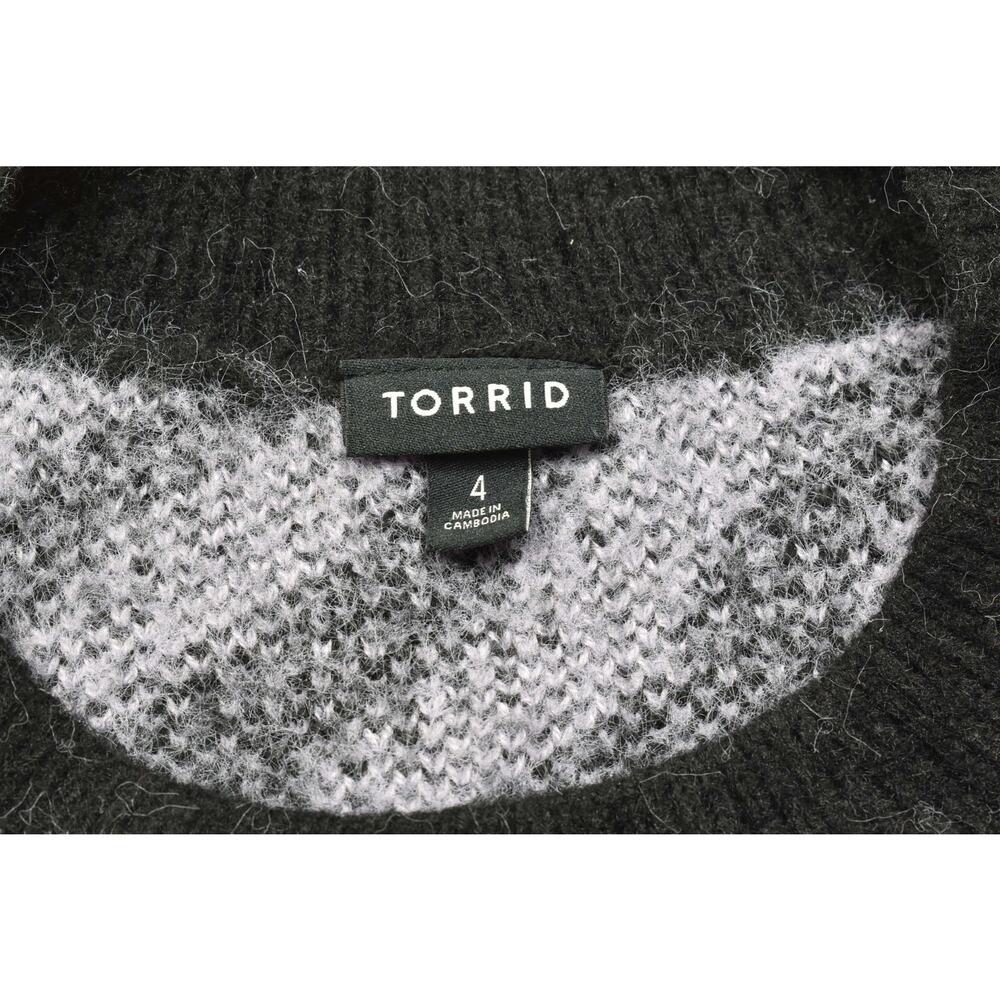 Torrid Women's Plus Size 4 Zebra Pattern Sweater … - image 7